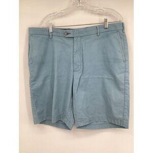 Mens Peter Millar Pima Cotton Shorts- 38 Blue‎